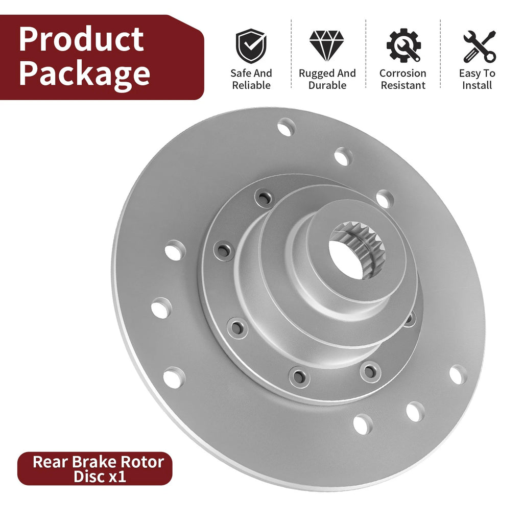 Rear Brake Disc Rotor 1910440 1910188 for Polaris Sportsman 400 4X4 (2001–2002)