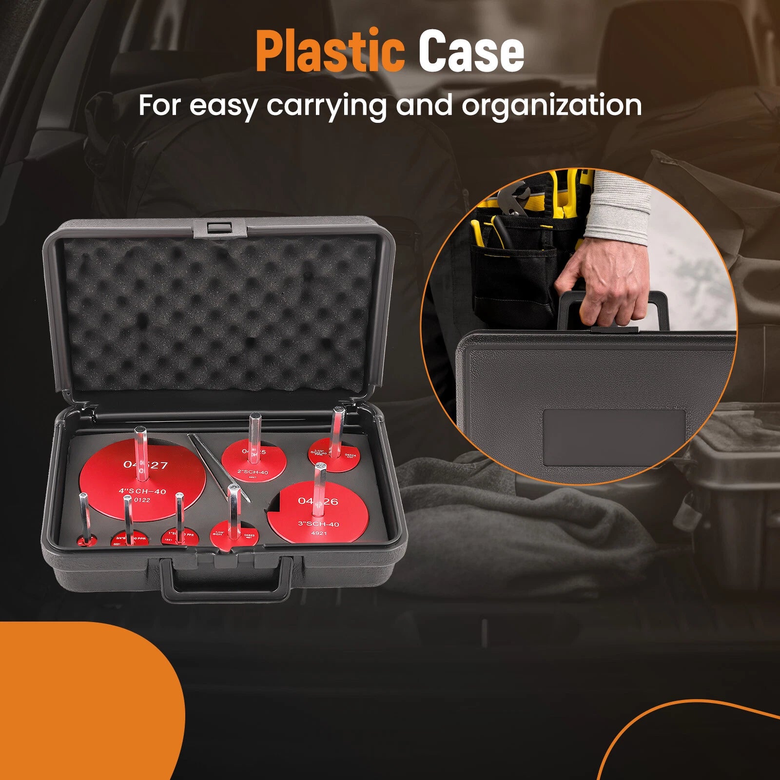 PVC Pipe Reamer Kit for Standard Drill (PPR75)