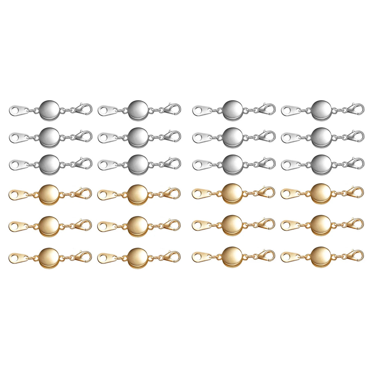 Magnetic Extension Chain Clasp for Necklace Bracelet Jewelry Deco