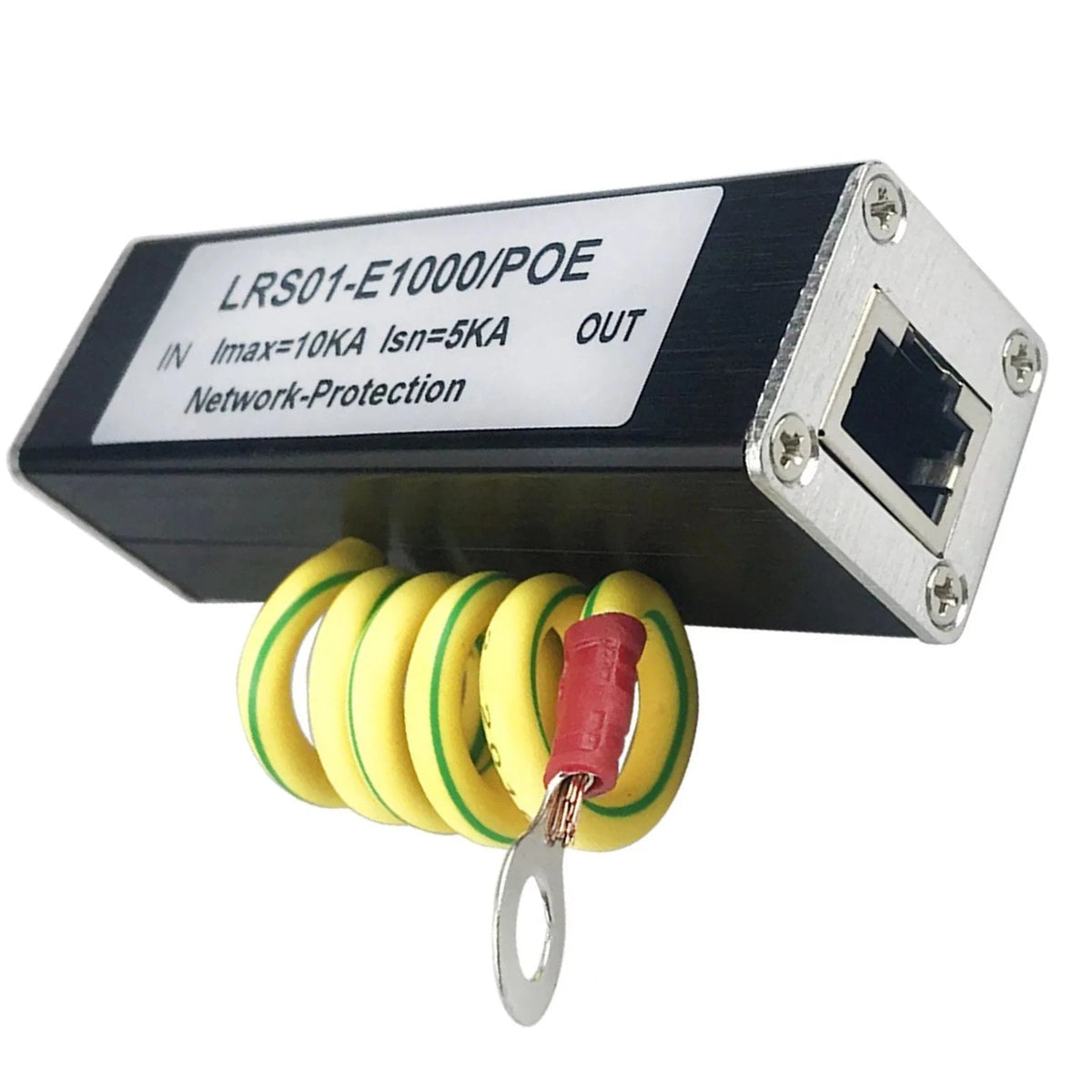 Gigabit POE Network Thunderstorm Protector DC48-57V RJ45 (1PC)