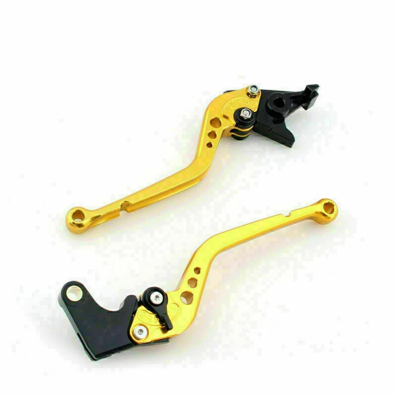 Long Brake Clutch Levers for Suzuki GSXR1000 (2007–2008) Gold T9