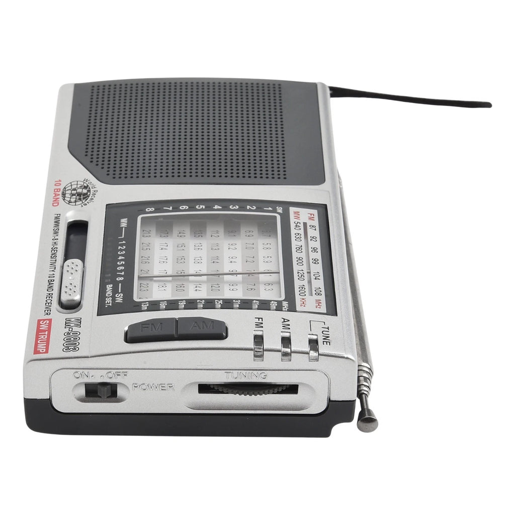 Lightweight Battery Powered Radio with Full Band Reception