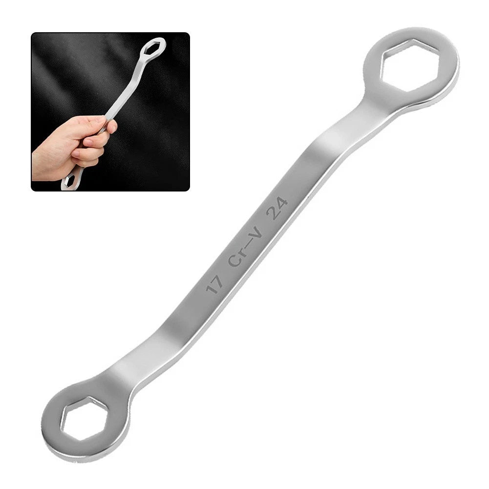 Curved Handle Oil Drain Wrench for Motorcycle Maintenance