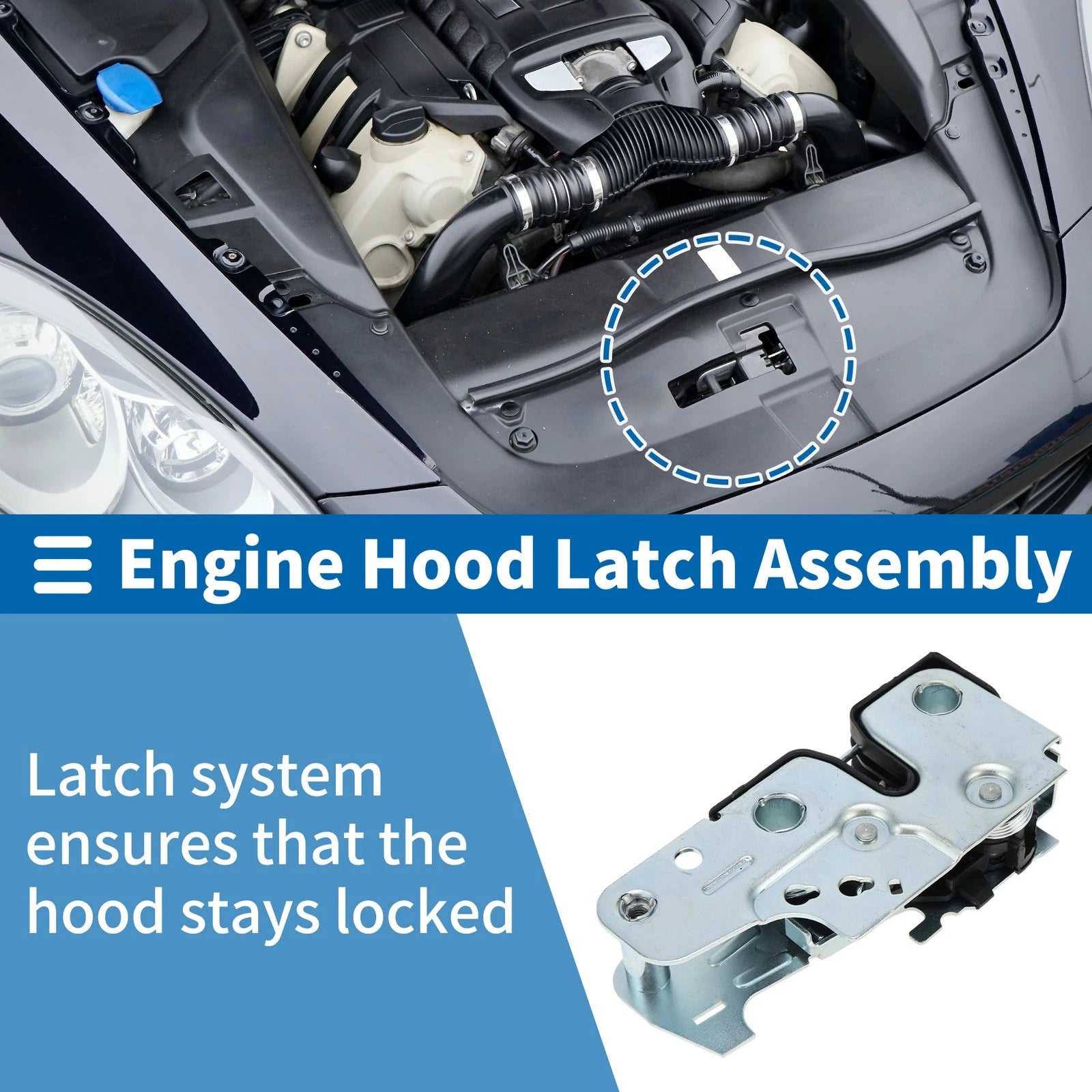Hood Latch Assembly for Volkswagen Amarok (2010–2016) Replacement