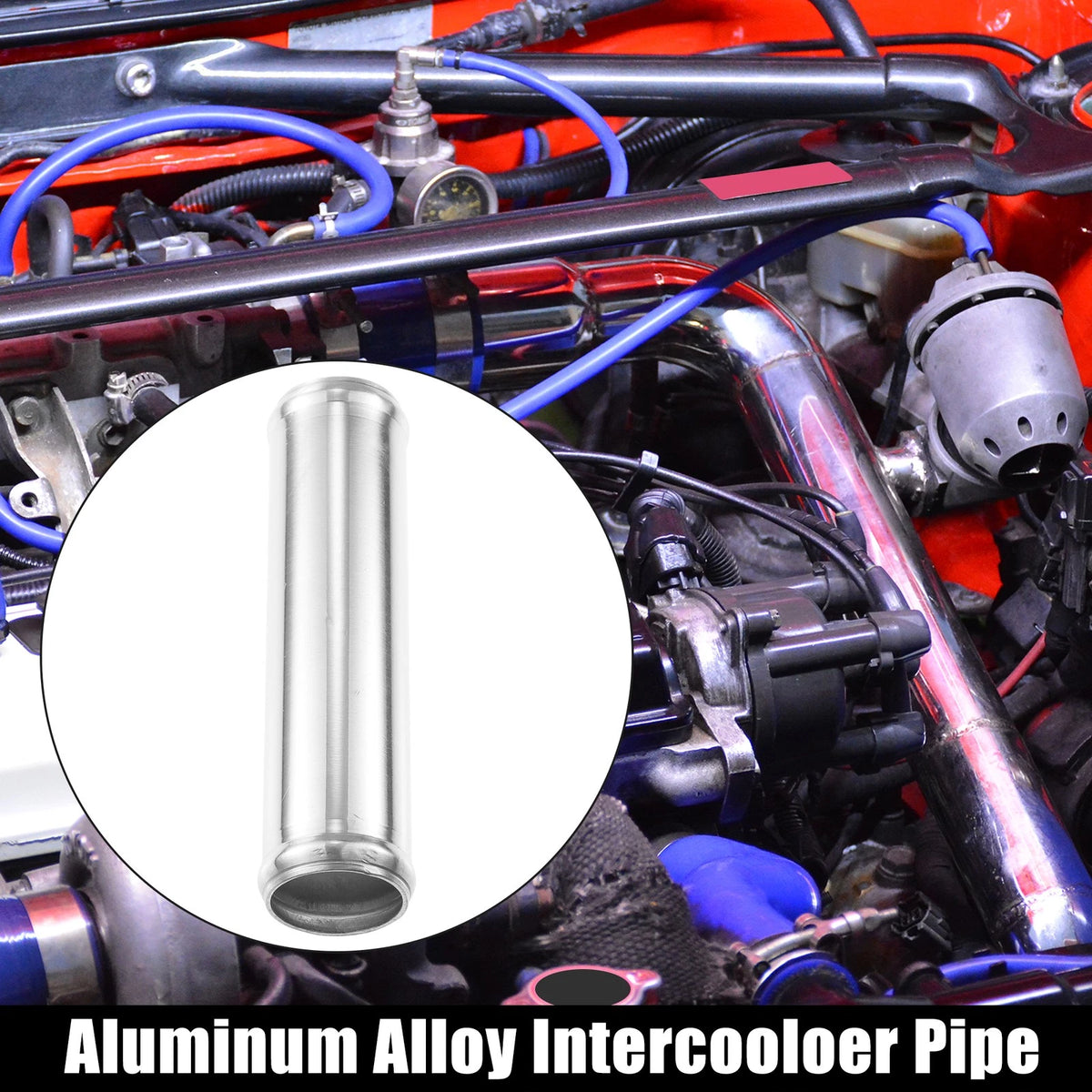 Intercooler Pipe Intake Tube for Auto OD 1.5" Length 6" Aluminum Alloy