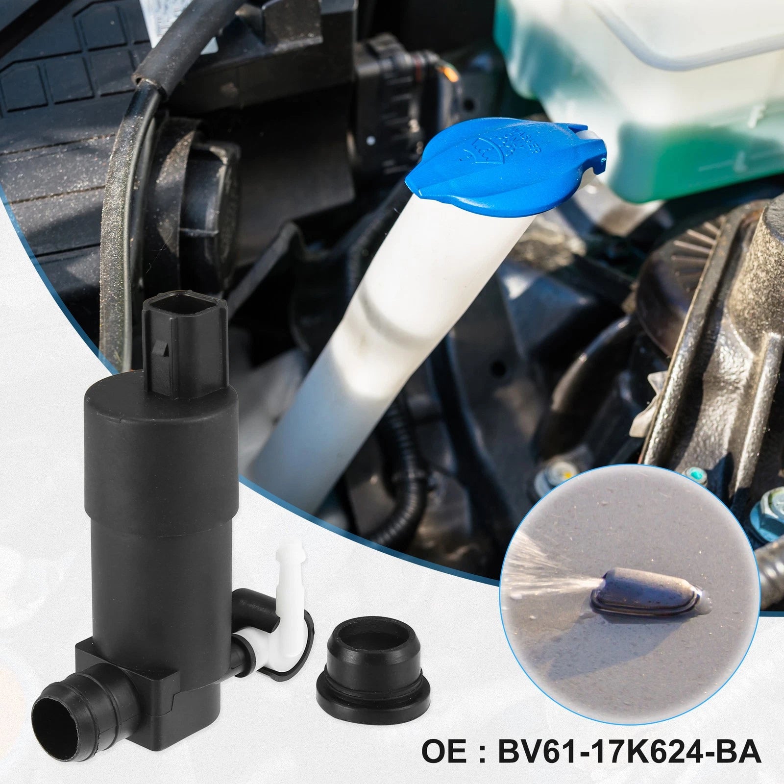 Windshield Washer Motor Pump for Ford Focus (2012–2014)