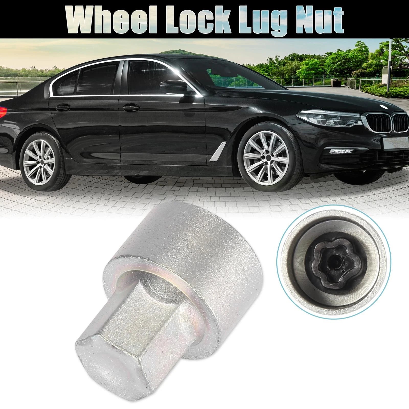 Wheel Lock Lug Nut Key for BMW 3 5 7 Series (2006–2023)