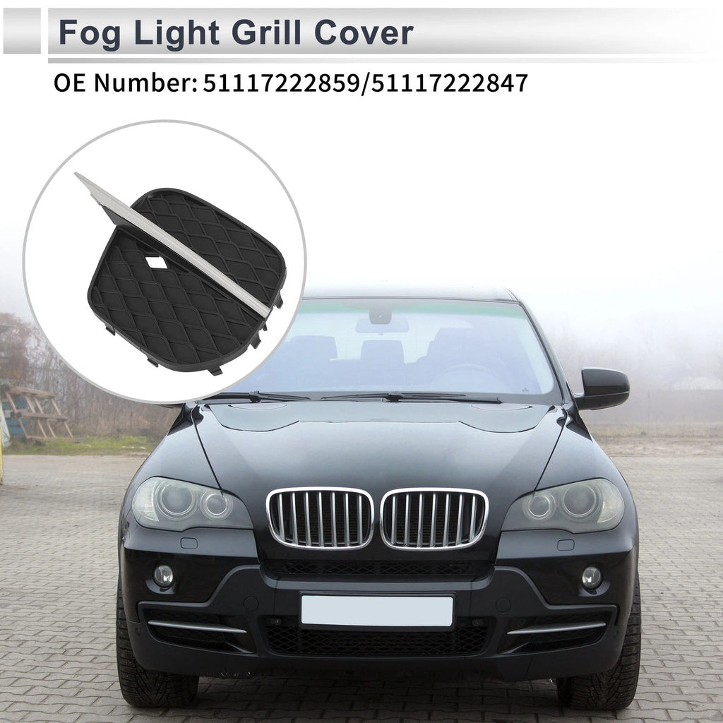 Front Left Fog Light Grill Replacement for BMW X5 E70 (2011–2013)