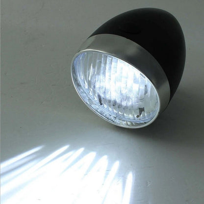 Set of 1 Vintage MTB Bright LED Front Light Headlight Bicycle Lamp