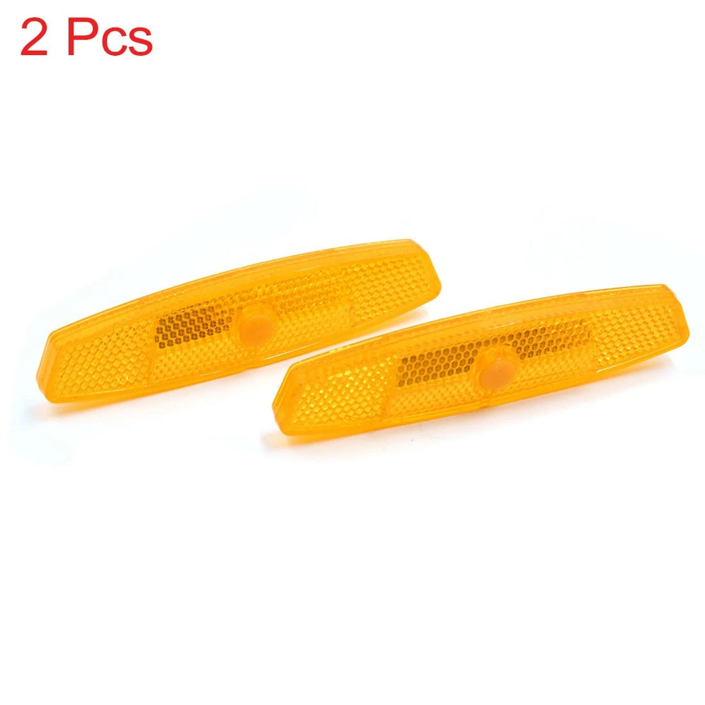 2pcs Bike Reflector Warning Reflector Clip-on Front for Universal (All Years)