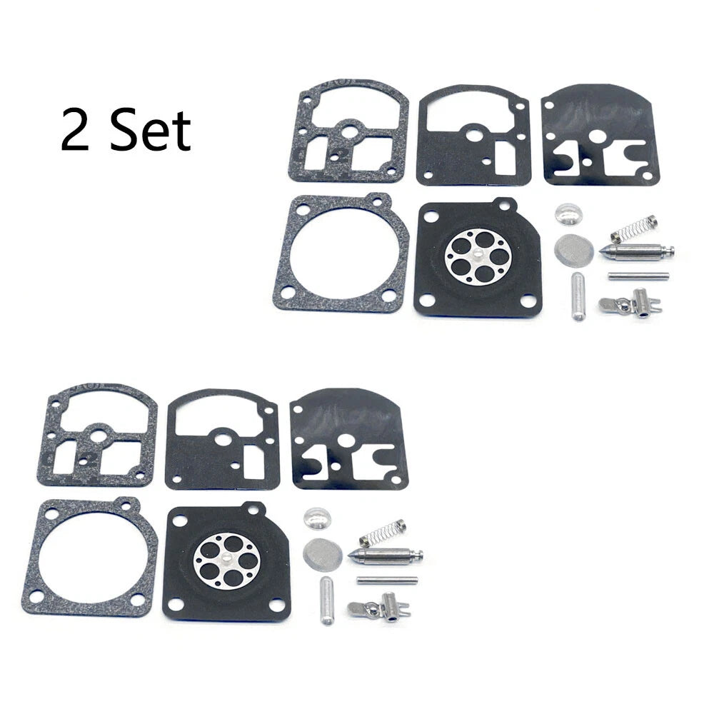 2X Carburetor Rebuilt Kit for Homelite 330 Chainsaw (Zama RB-3, C1S-H2A)