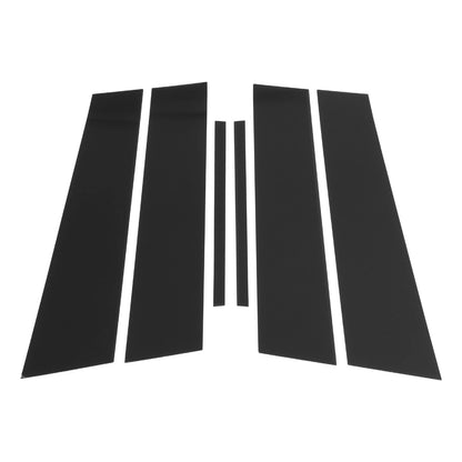 6 Pcs Pillar Window Trim for Chevy Cruze (2016–2019) Black