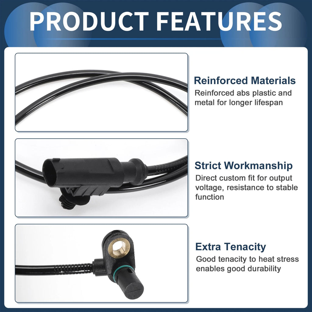 ABS Wheel Speed Sensor Replacement for Dodge Durango Front (2014–2017)