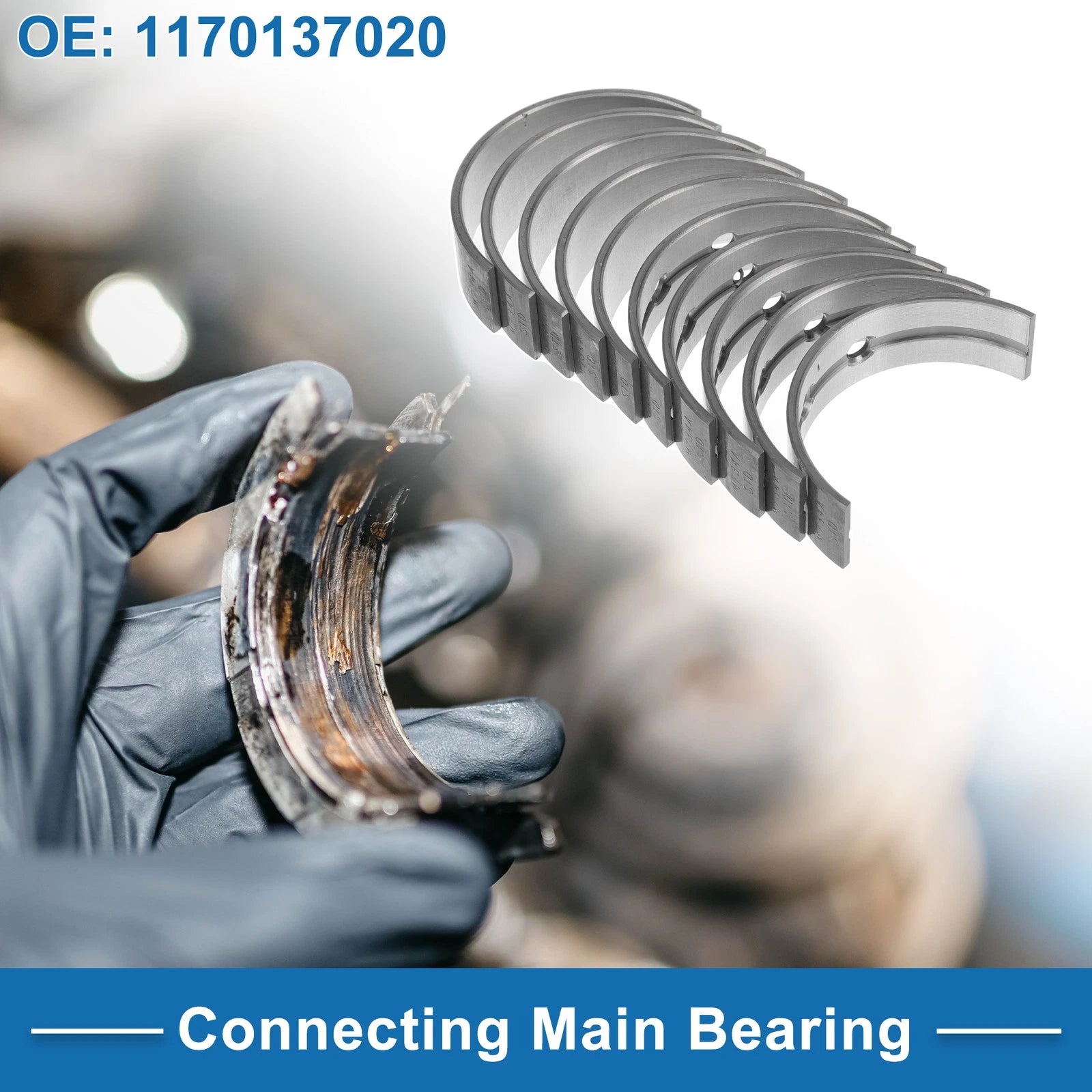 Engine Main Bearing Set Replacement for Toyota Corolla Altis (2007–2013)