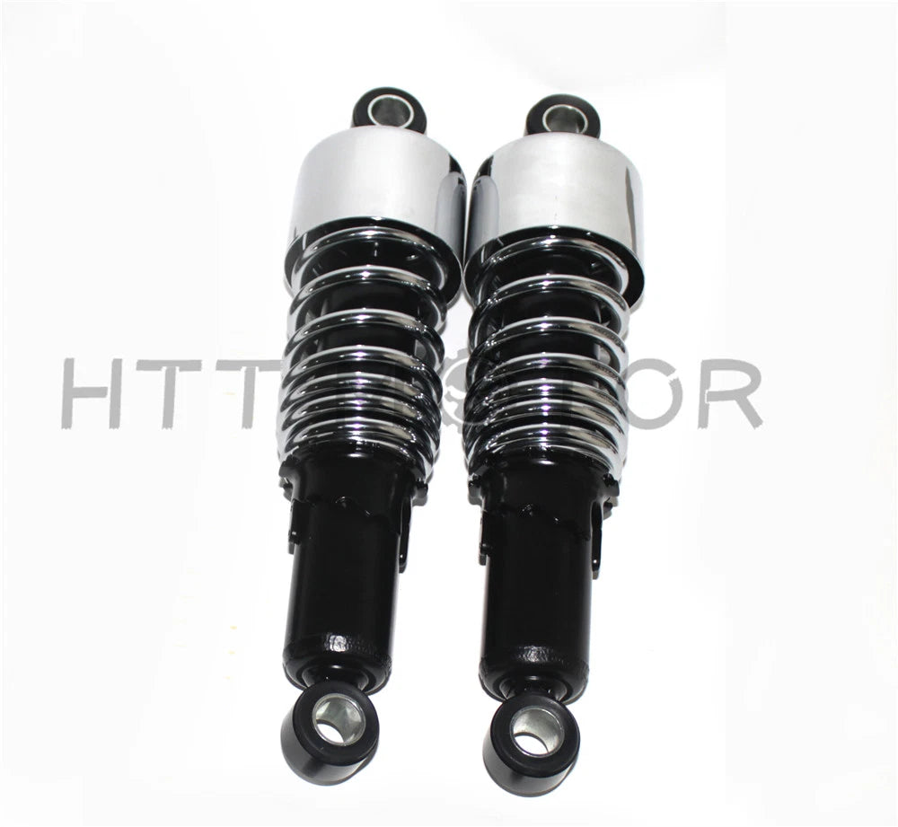 Chrome Slammer Shocks + Fork Springs for Harley Dyna FXD (2006–2014)