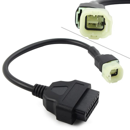 4 Pin to 16 Pin OBD2 Cable Connectors for Honda CBR600/1000RR (2003–2023)