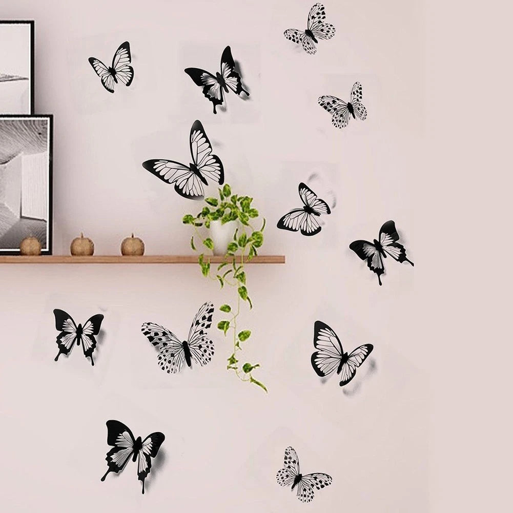 3D Butterfly Wall Stickers for Bedroom (12/24, 12/10, 12/8)