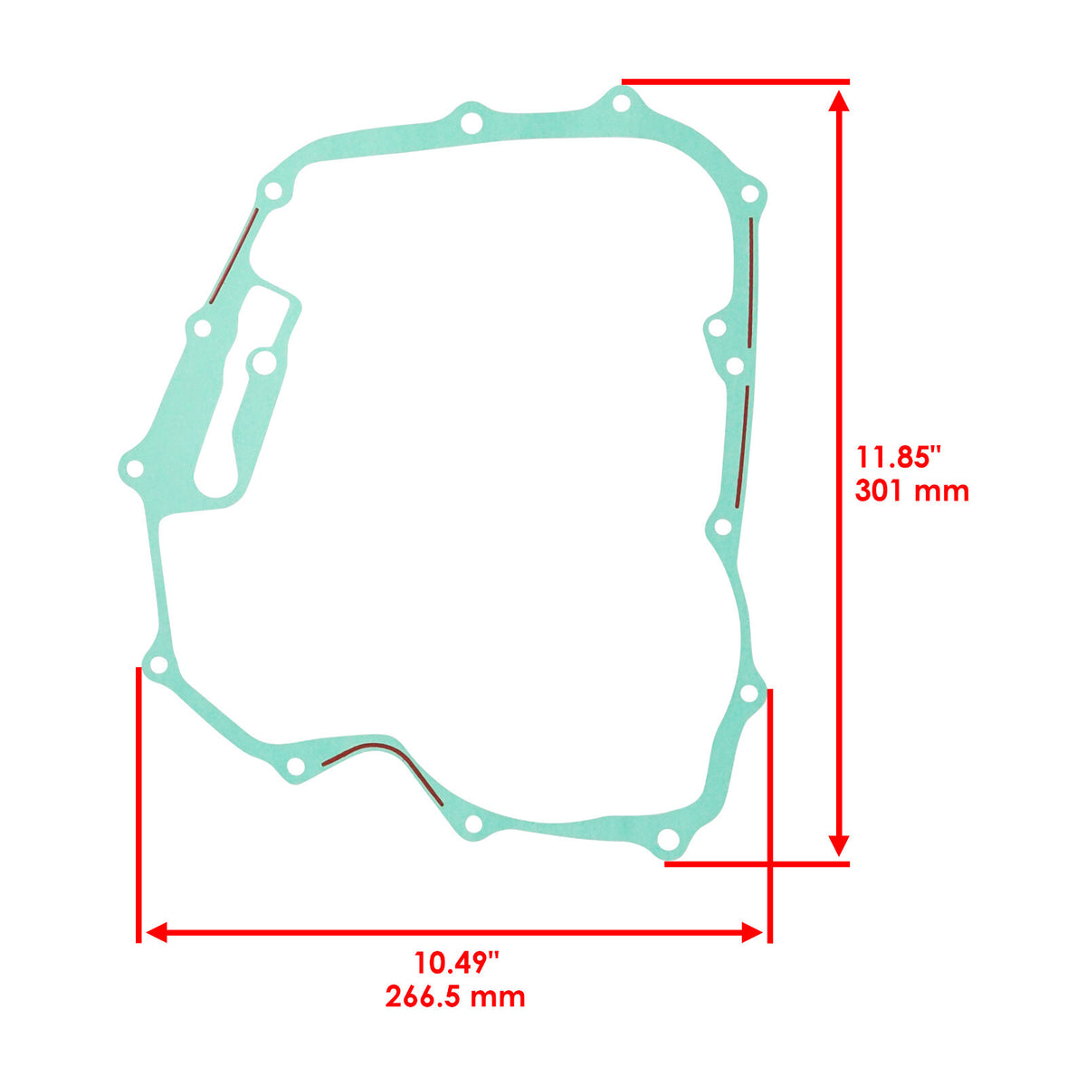 Clutch Cover Gasket for Honda TRX500FPE Foreman 500 4X4 (2007–2011)