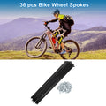 Bicycle Spokes Nipple Set 12G 280mm Carbon Steel Universal (Universal)