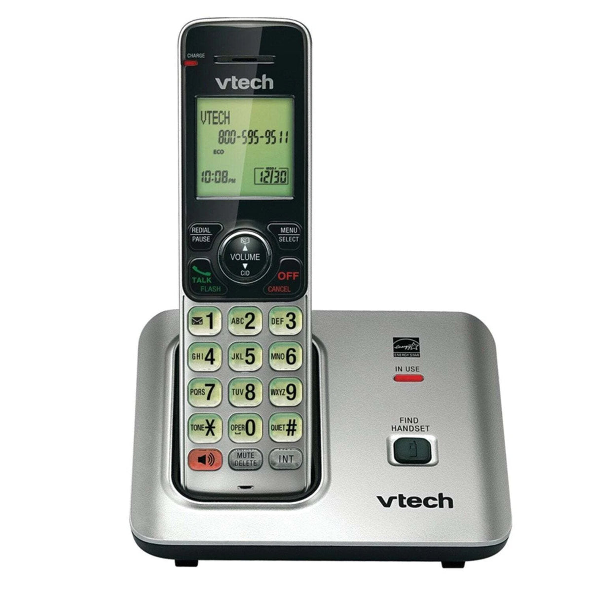 2X VTech VTCS6619-2 DECT 6.0 Expandable Speakerphone w/Caller ID