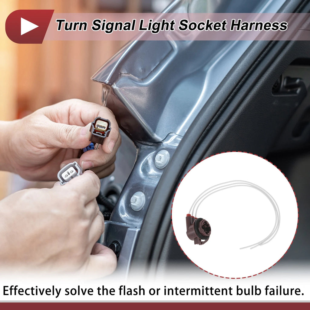 Turn Signal Light Socket Wiring Harness Replacement for Cadillac Escalade (2002–2006)