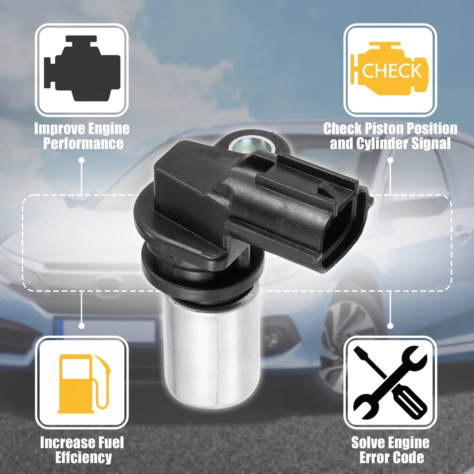 Crankshaft Position Sensor Replacement for Lexus GX470 GS400 GS430 (2003–2010)
