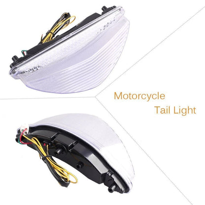 Clear LED Tail Light Brake Turn Signals for Yamaha Raider (2008–2010)