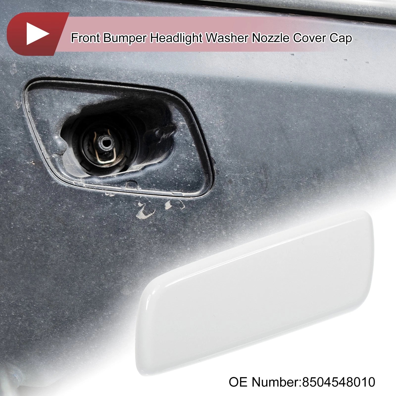 Front Left Washer Nozzle Cover Cap Replacement for Lexus RX 2009-2014