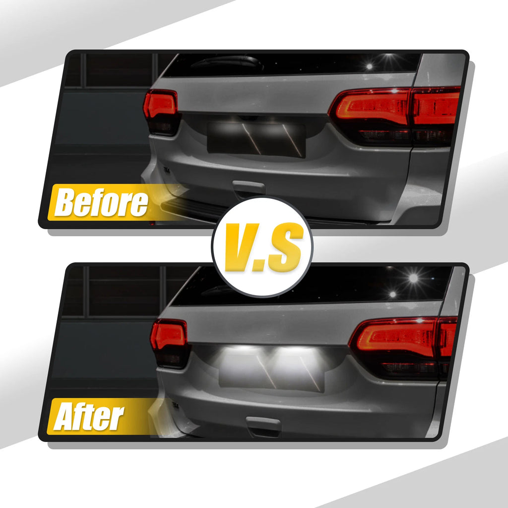2X LED License Plate Light for Mazda MX-5 Miata (2006–2015)