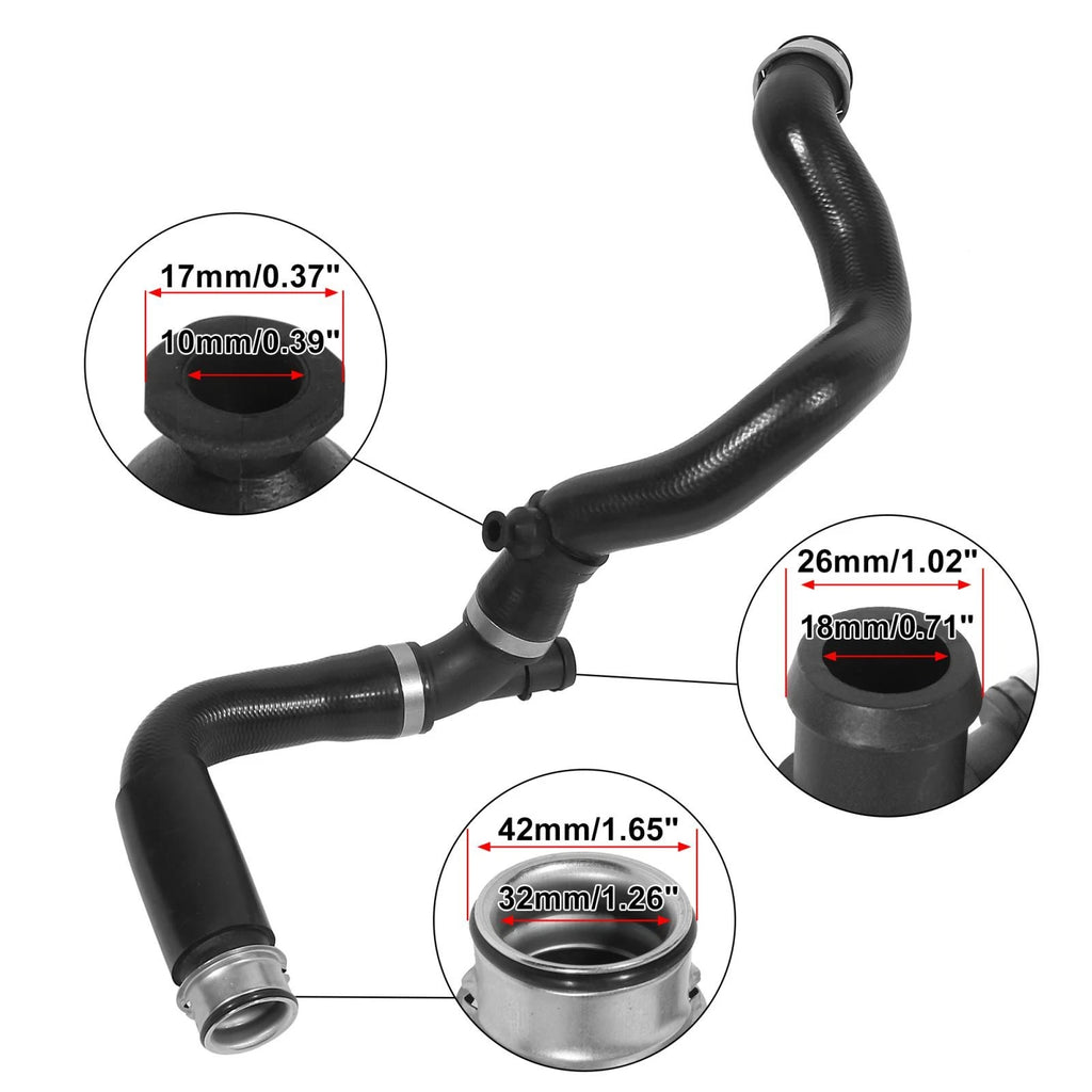 Lower Radiator Coolant Hose Replacement for Mercedes-Benz C230 (2003–2005)