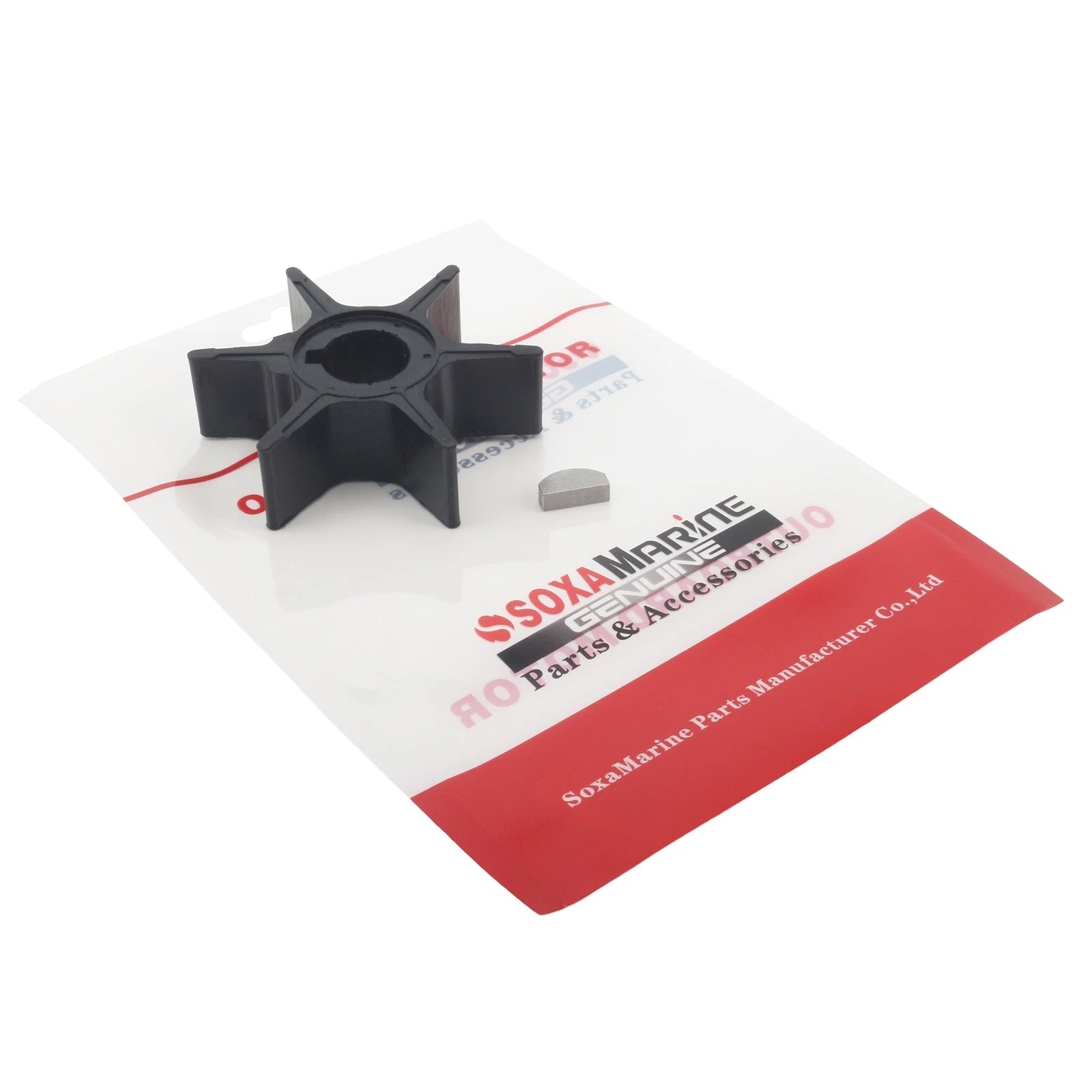 Water Pump Impeller & Key for Suzuki Outboard DT35/40/50/55/D60/DT65 (1978–2000) 17461-94700