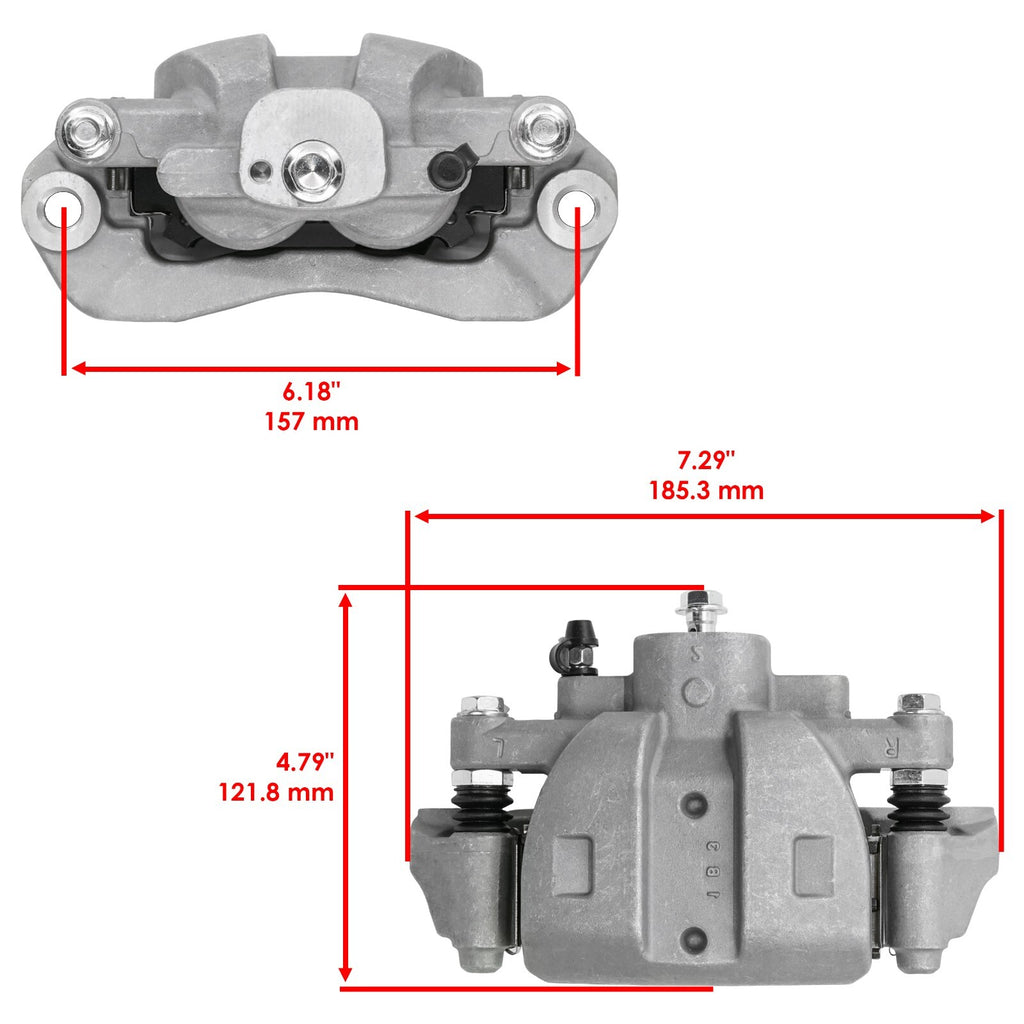Caltric Front Right Brake Caliper Replacement for Honda Talon 1000X 2020-2024