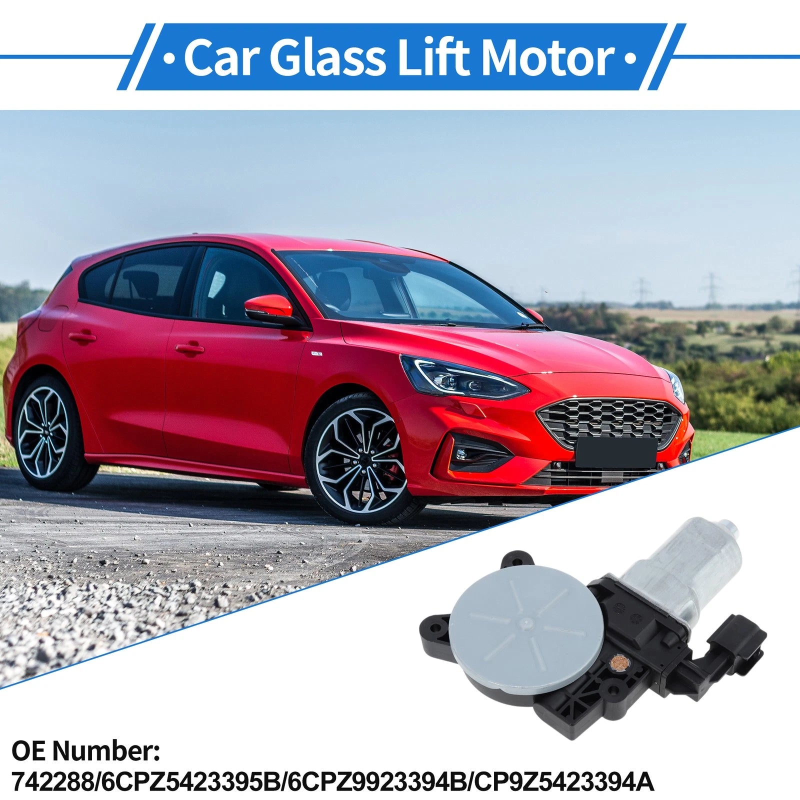 Power Window Regulator Lift Motor for Ford Focus (2012–2018)