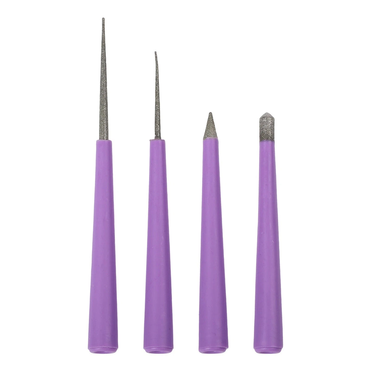 Set of 4 Beading Hole Enlarger Files for Mini Hand Tools