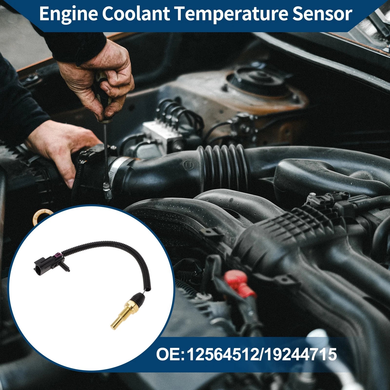 Engine Coolant Temperature Sensor OEM Replacement for Volkswagen Sagitar (2012–2025)