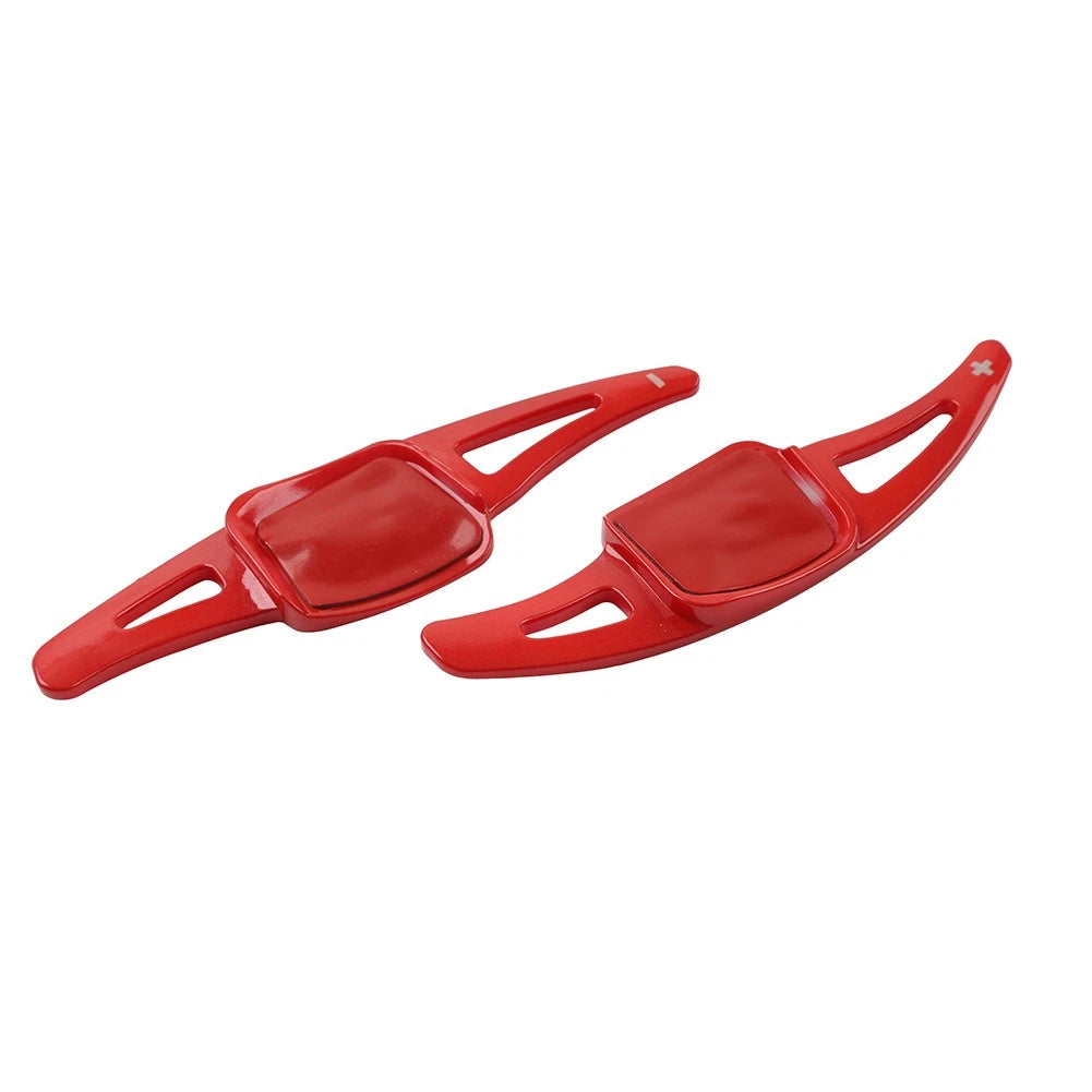 Steering Wheel Paddle Shifter Extensions for VW Golf 8, Atlas, Sharan, CC (2020–2023) - Red