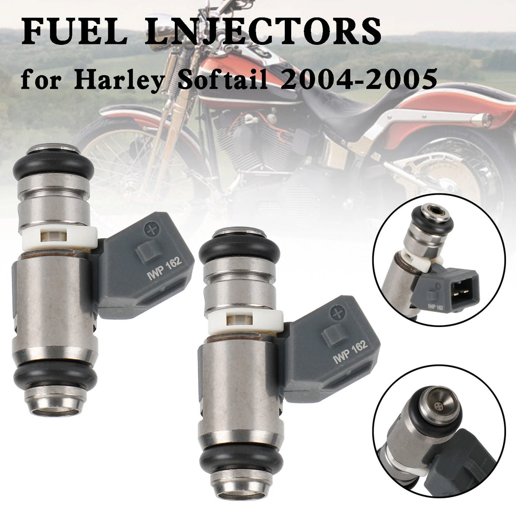 2X Fuel Injectors for Dyna FLH FLT (2001–2010) IWP162 28040151A IWP-162