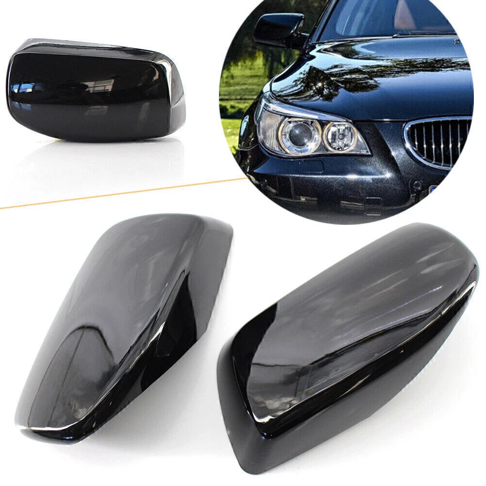Side Mirror Caps for BMW E60 E61 E63 (2004–2010)