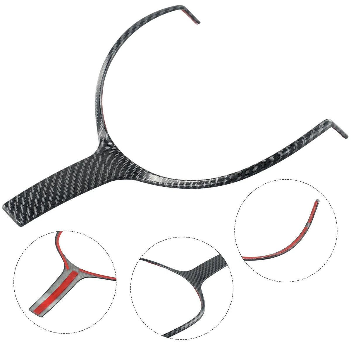 ABS Carbon Steering Wheel Cover Trim for BMW F Chassis (2012–2020)