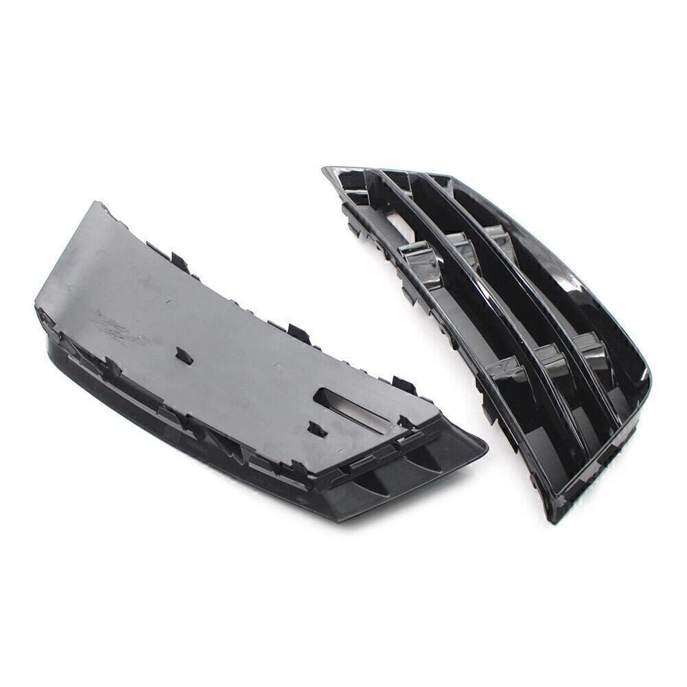 Set of 2 Front Bumper Fog Light Grille Covers for Audi A4 B9 (2016–2018)