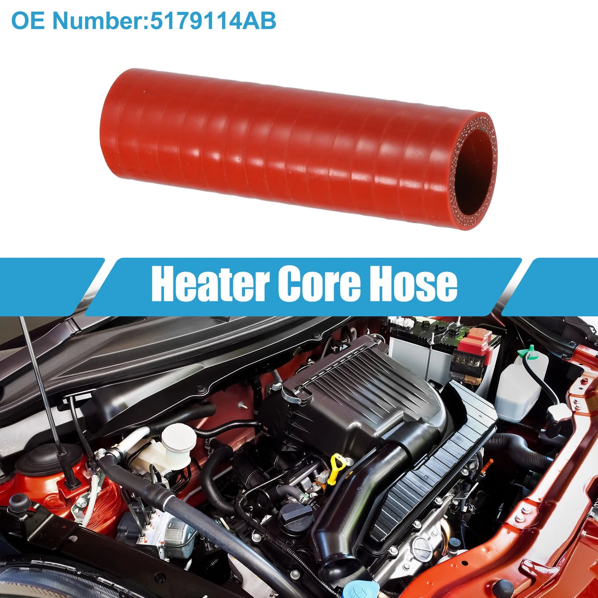 Heater Core Hose Replacement for Dodge Ram 2500 3500 5.9L (2006–2009)