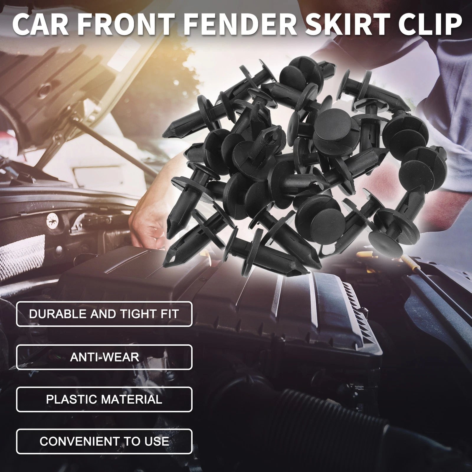 Fender Skirt Clip Set for Ford Escape (2008–2012) and Explorer (2002–2010)