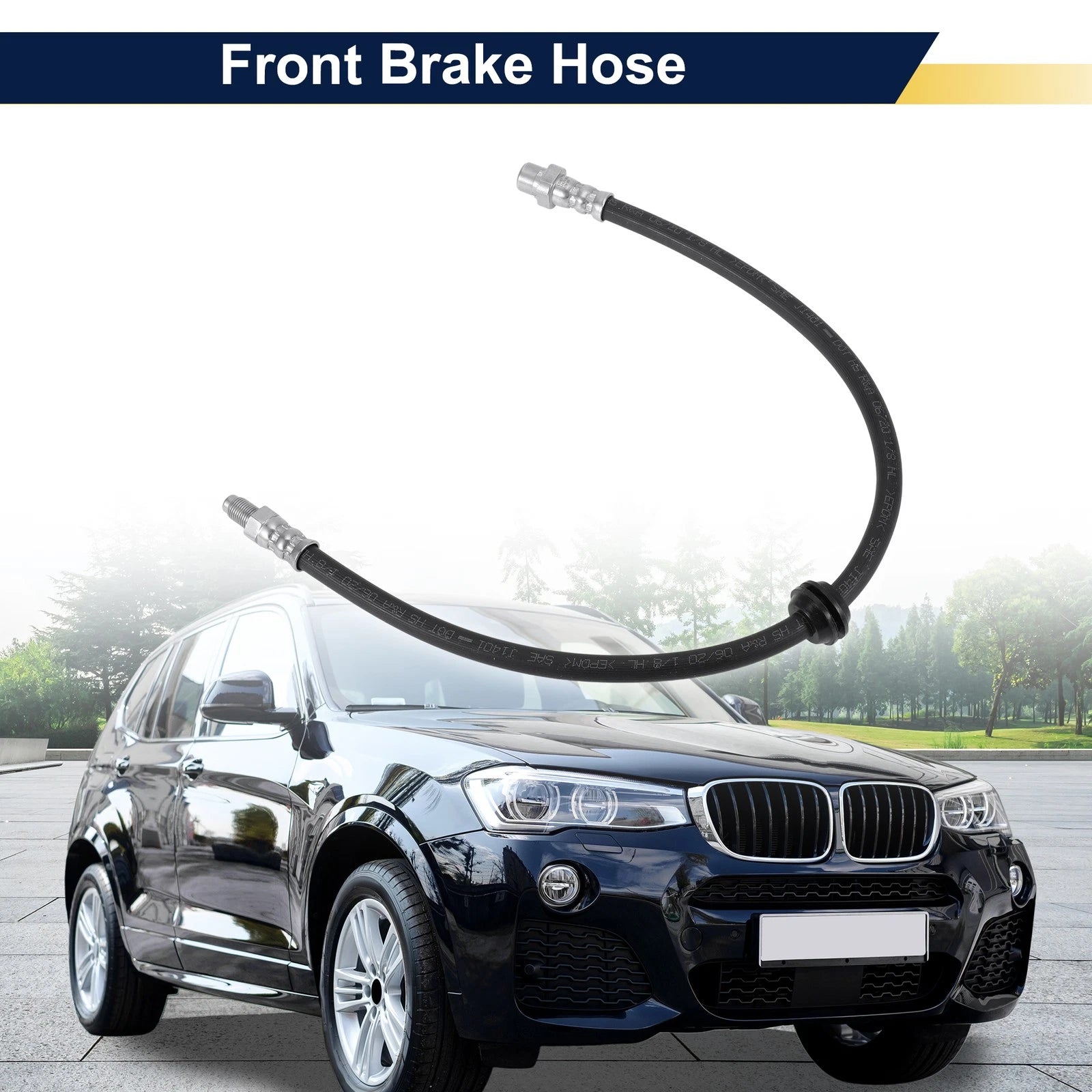 Front Brake Hose Replacement for BMW X3 (E83) 2004–2007