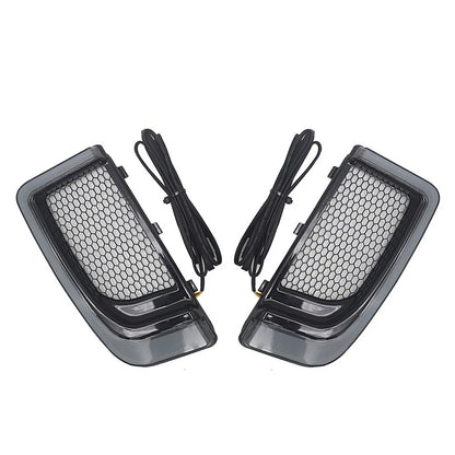 LED Turn Signal Light Fairing Lower Grills for Harley Touring (2014–2023)