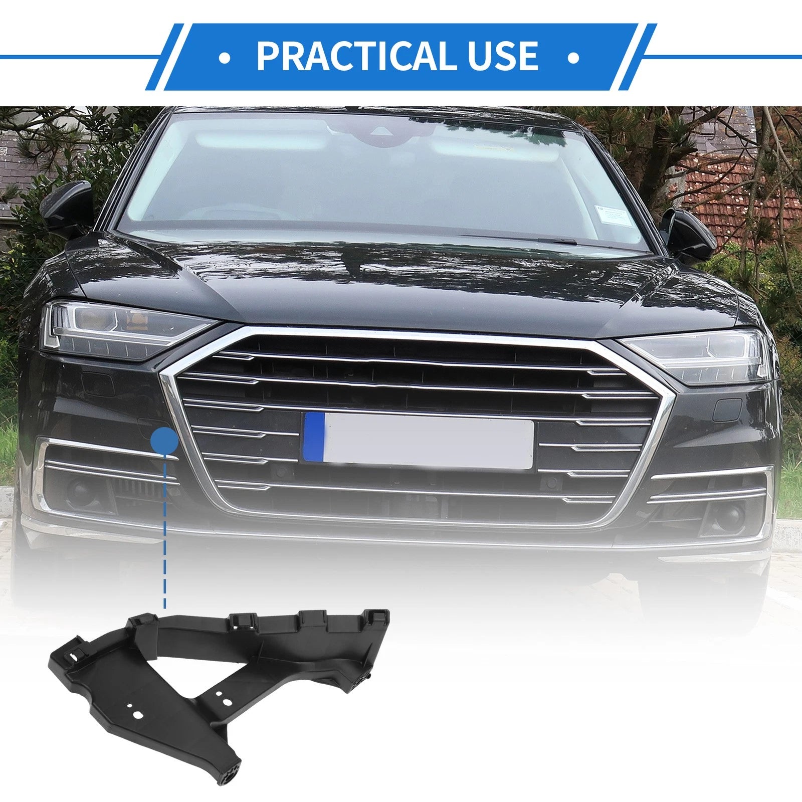 Front Right Bumper Retainer Bracket for Honda Civic (2016–2021)