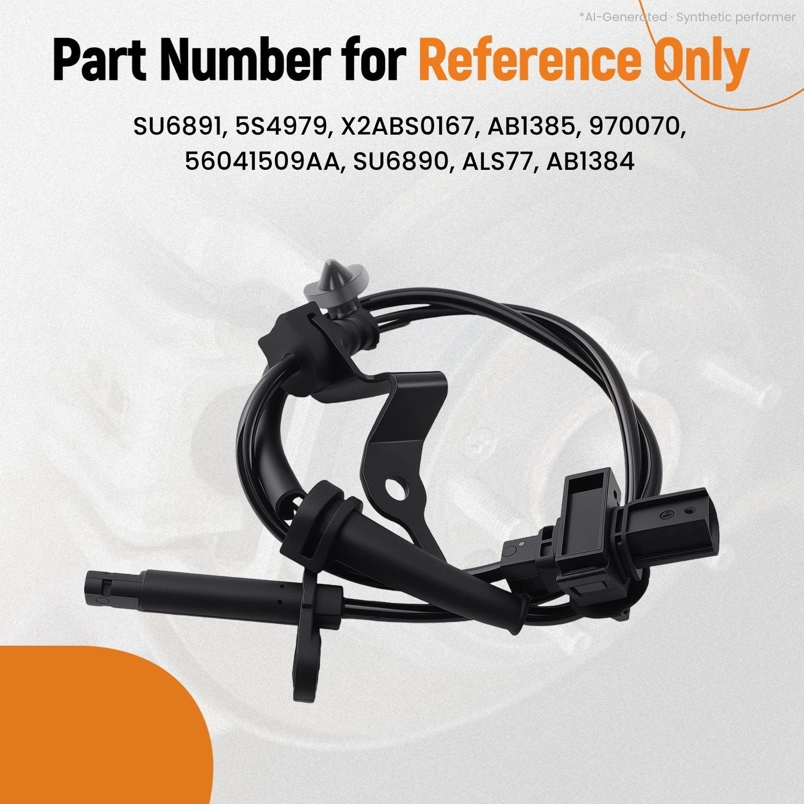 2PC ABS Wheel Speed Sensor for Jeep Grand Cherokee (1999–2004)