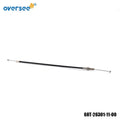 Throttle Cable for Yamaha Outboard 4T F 6-8-9.9HP (2001–2012) 68T-26301-11-00