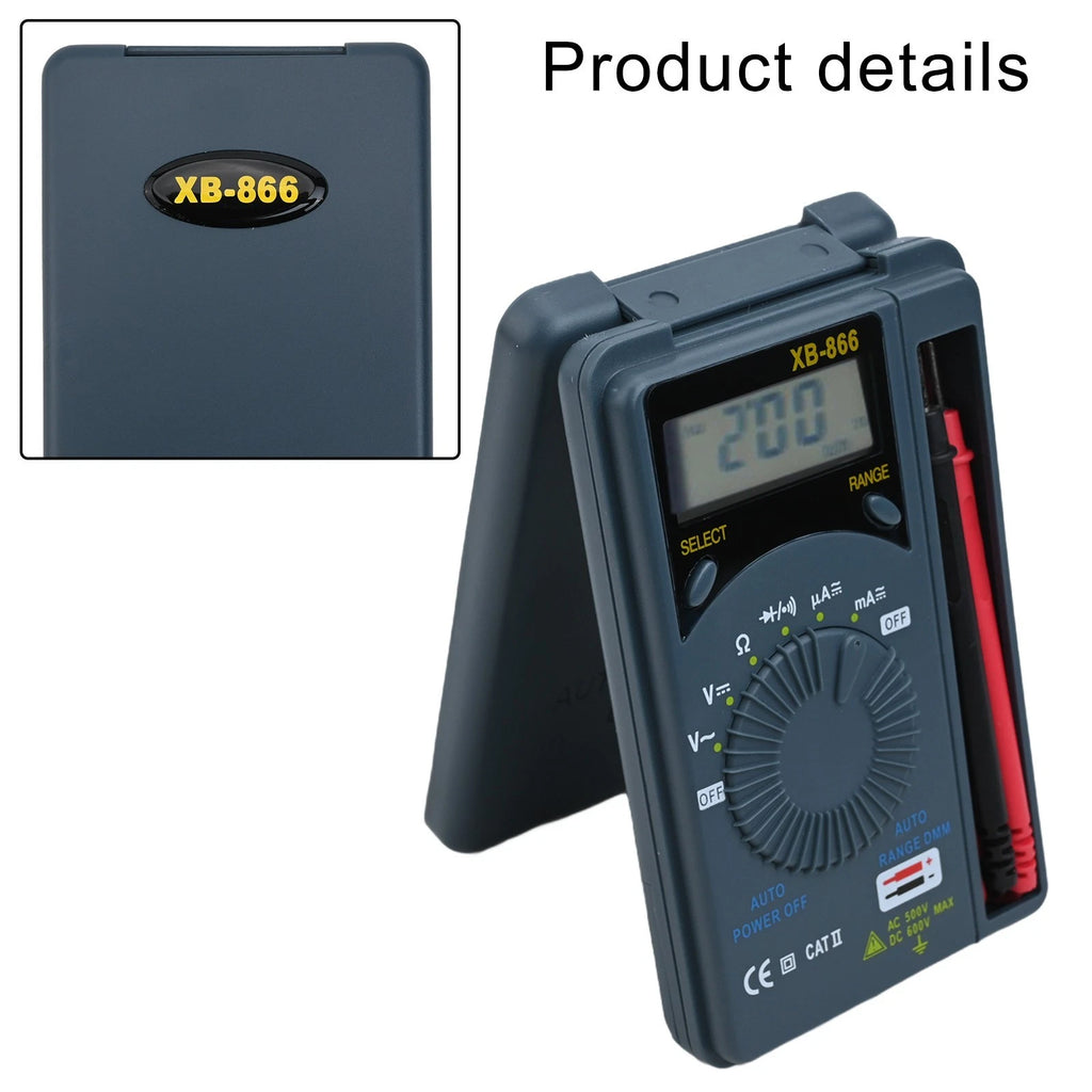 Portable LCD Digital Multimeter Auto Range AC/DC Tester