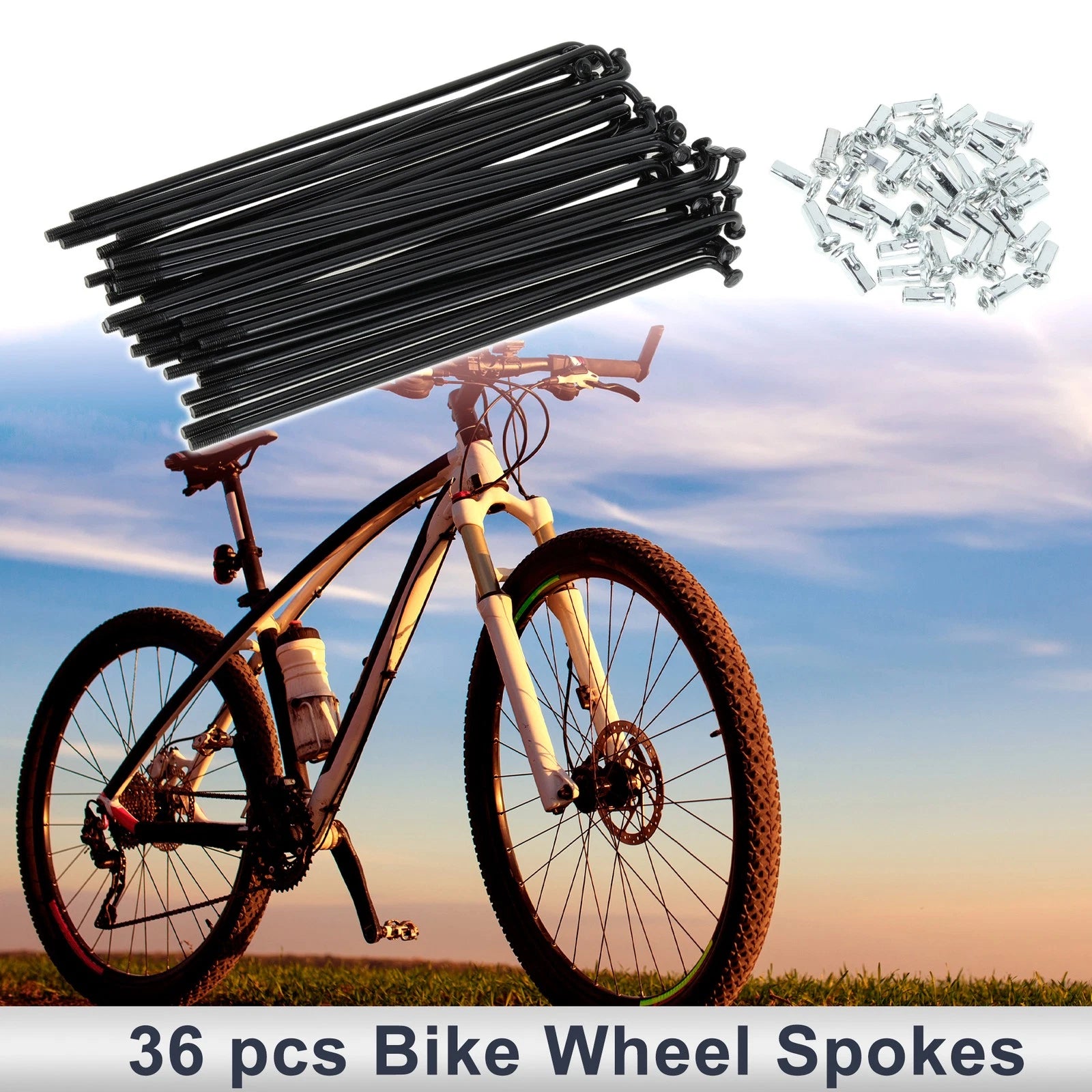 Bicycle Spokes Nipple Replacement Set 127mm for Universal (2000–2020)