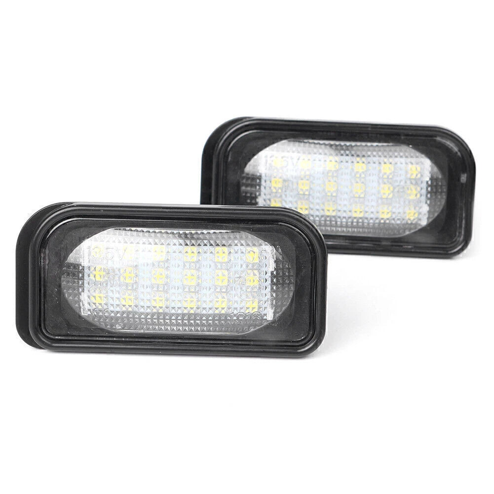 2X LED License Plate Light for Mercedes Benz W203 (2000–2007)